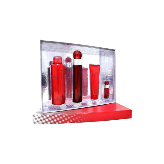 PERRY ELLIS 360 RED MEN EDT 100ML+7,5ML+BODY SPRAY+SG