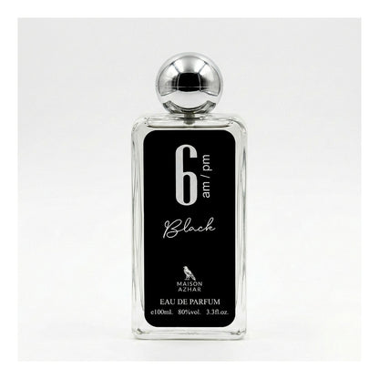 MAISON AZHAR 6 AM PM BLACK MEN EDP 100ML