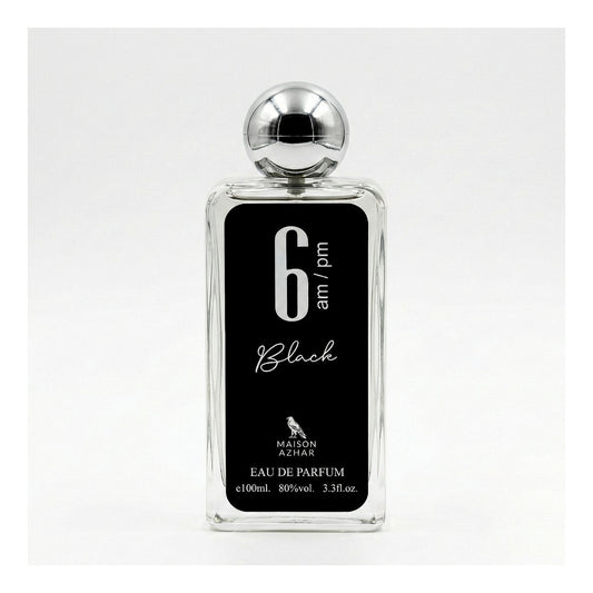 MAISON AZHAR 6 AM PM BLACK MEN EDP 100ML