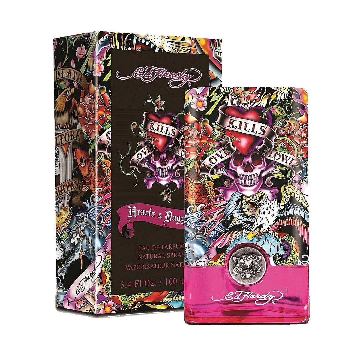 ED HARDY HEARTS & DAGGERS EAU DE PARFUM EDP 100 ML
