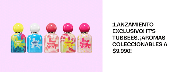 ¡LANZAMIENTO EXCLUSIVO! IT'S TUBBEES, ¡AROMAS COLECCIONABLES A $9.990!