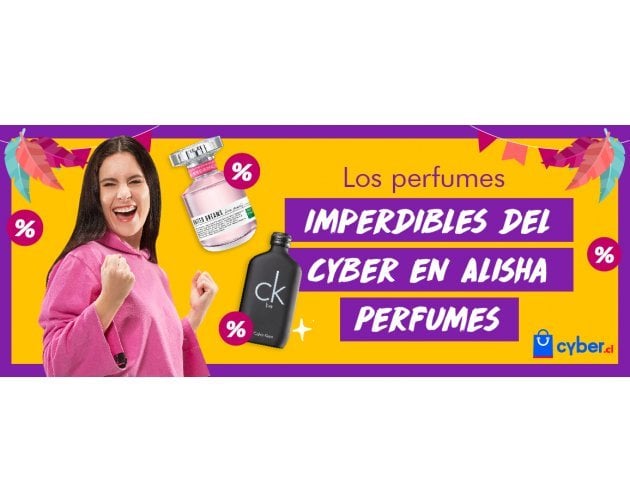 Los perfumes imperdibles del CyberMonday en Alisha Perfumes 